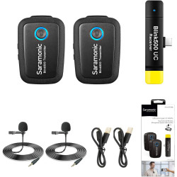 Saramonic Blink 500 B6 émetteur et 2x récepteur HF Smartphone Android