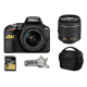 NiKON D3500 + Objectif 18-55 mm + Carte SD 32 Go + Sac photo REFLEX NUMERIQUE