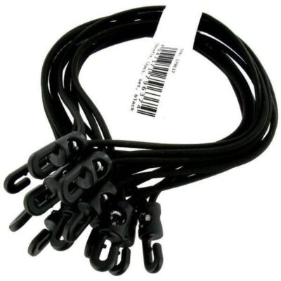 Kit 6x clip + tendeur pour fond Mousseline Noir