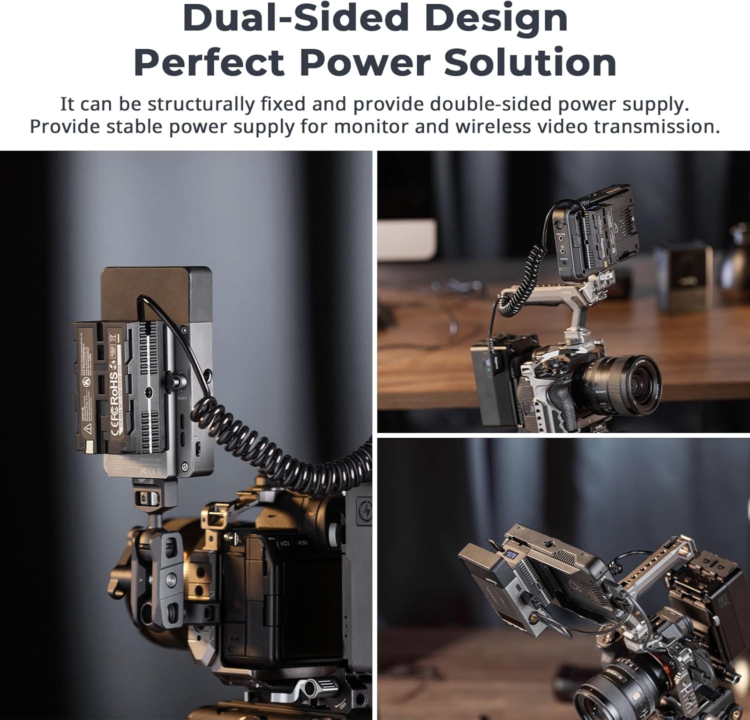 Location Smallrig 4884 Câble d’alimentation double face NP-F factice D-Tap - Pixloc