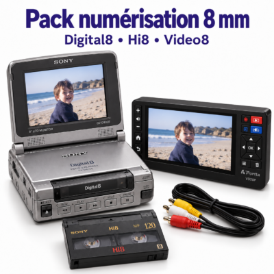 Location Pack numérisation Hi8 Sony GV-D800E Portta VD20P - Pixloc